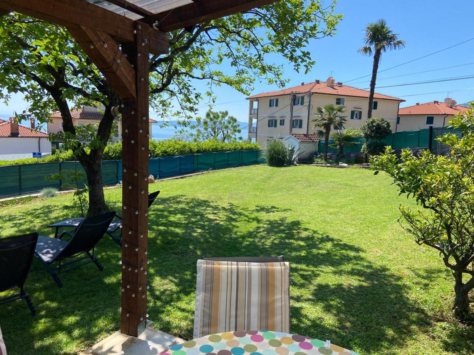 Apartment Peruc With Big Terrace And Beautiful Garden Ičići Екстериор снимка